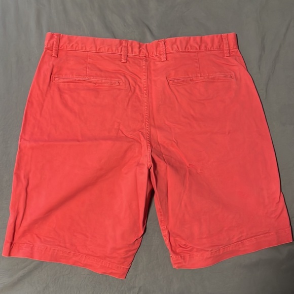 Red Khaki Shorts - Picture 2 of 3